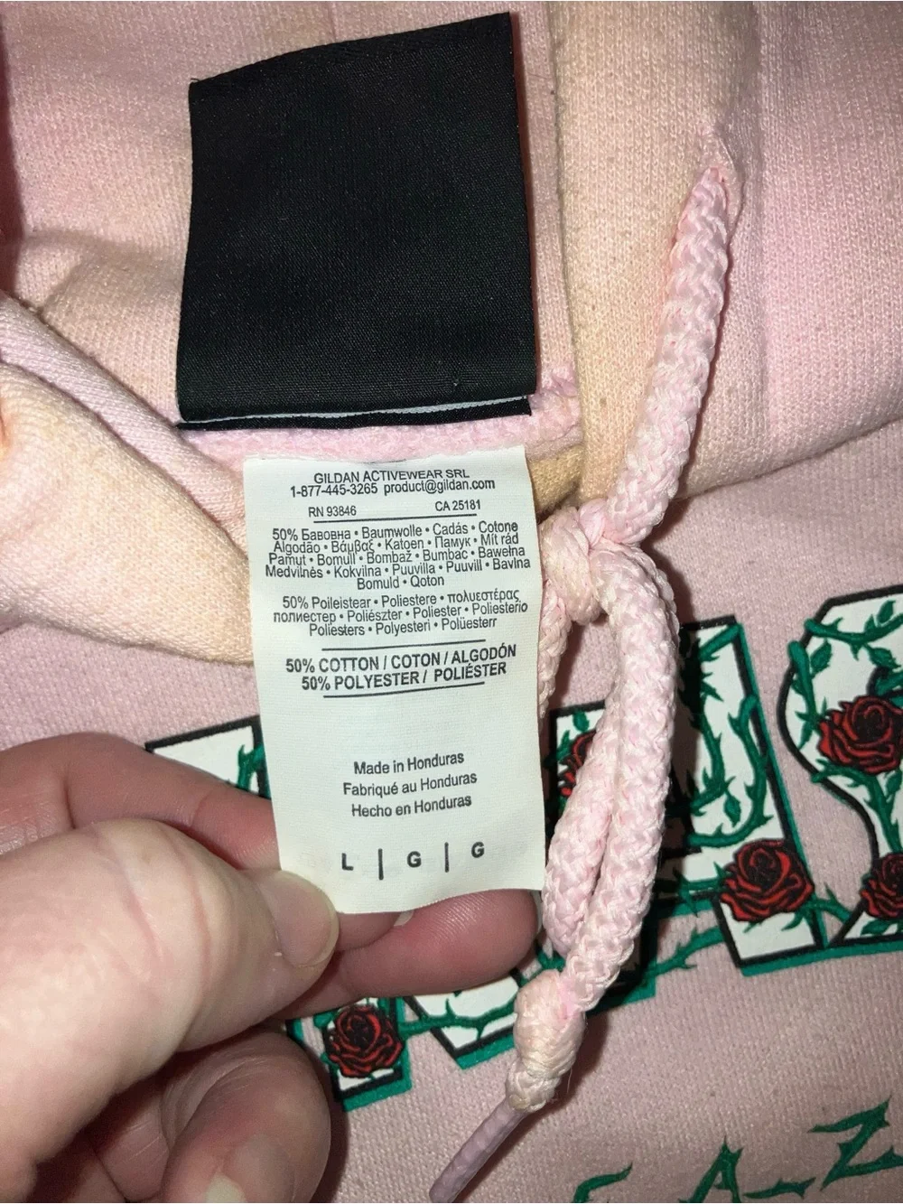 Crew or Scoop Neck (likely Hoodie)